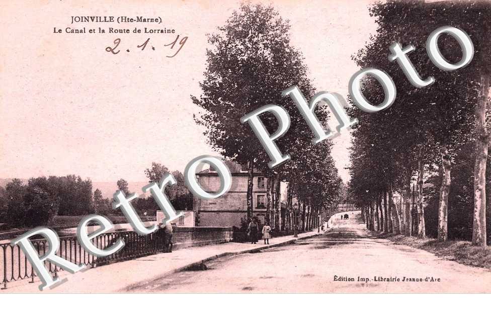le canal et la route de lorraine
