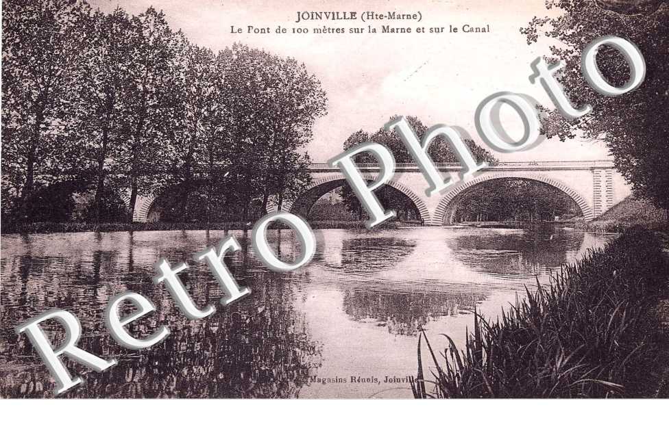 Le pont sur la marne et le Canal
