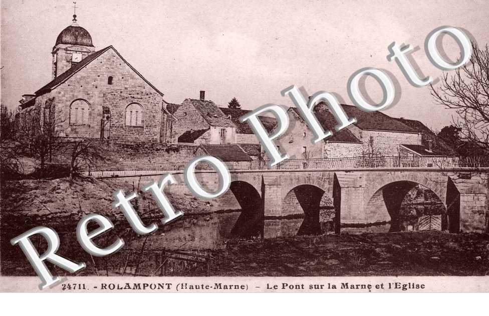 le pont sur la marne et l&#039;eglise