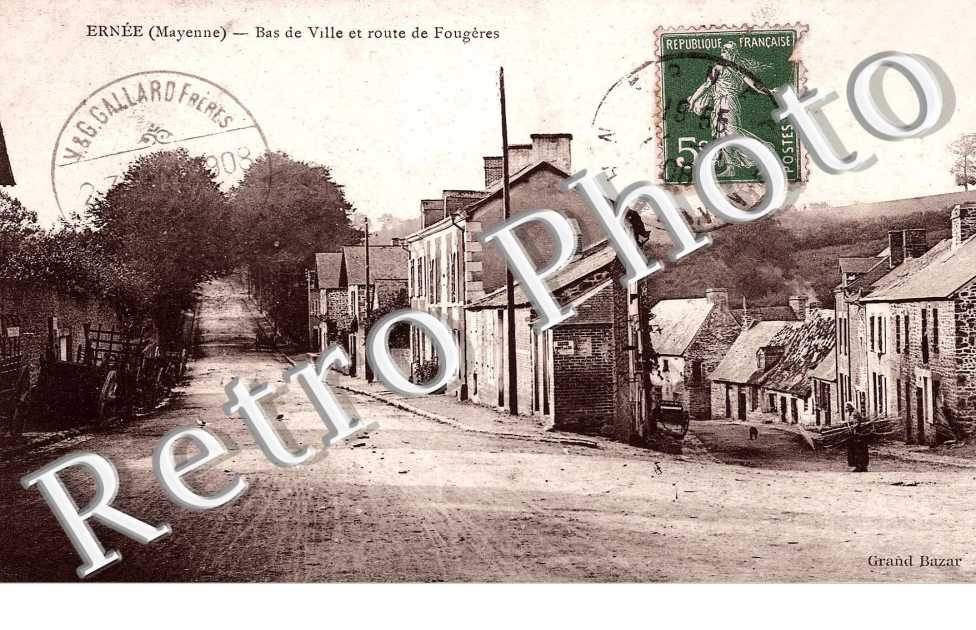 route de Fougeres - bas de ville