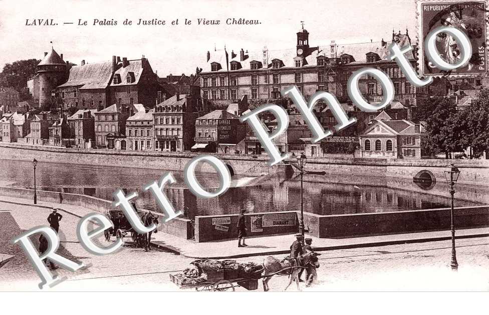 LE PALAIS DE JUSTICE ET LE VIEUX CHATEAU