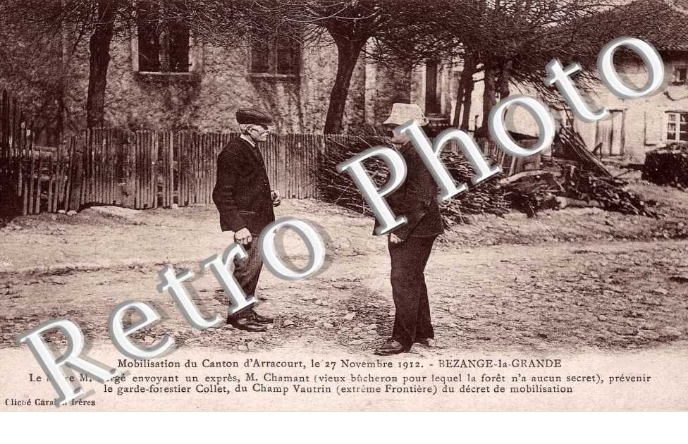 mobilisation du canton d'Arracourt