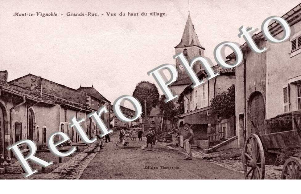 GRAND RUE VUE DU HAUT DU VILLAGE