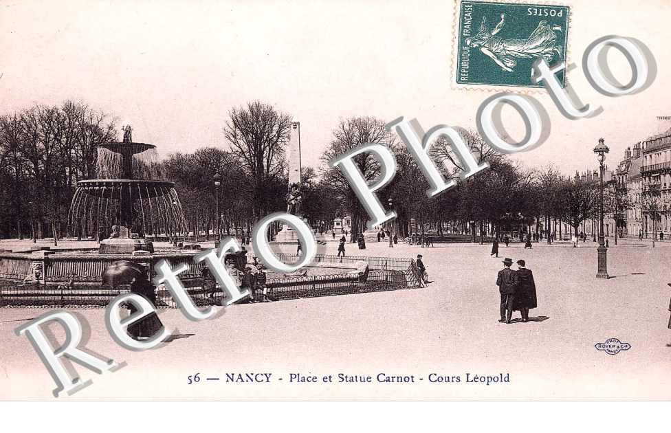 place et statue Carnot Cours Leopold