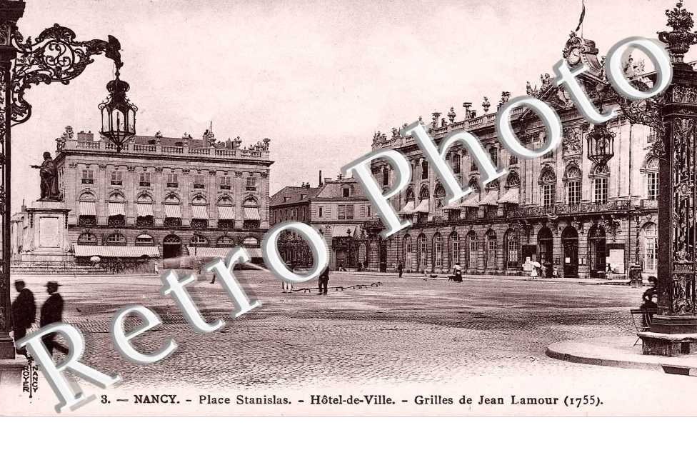 Place Stanislas Hotel-de-Ville Grilles de Jean Lamour