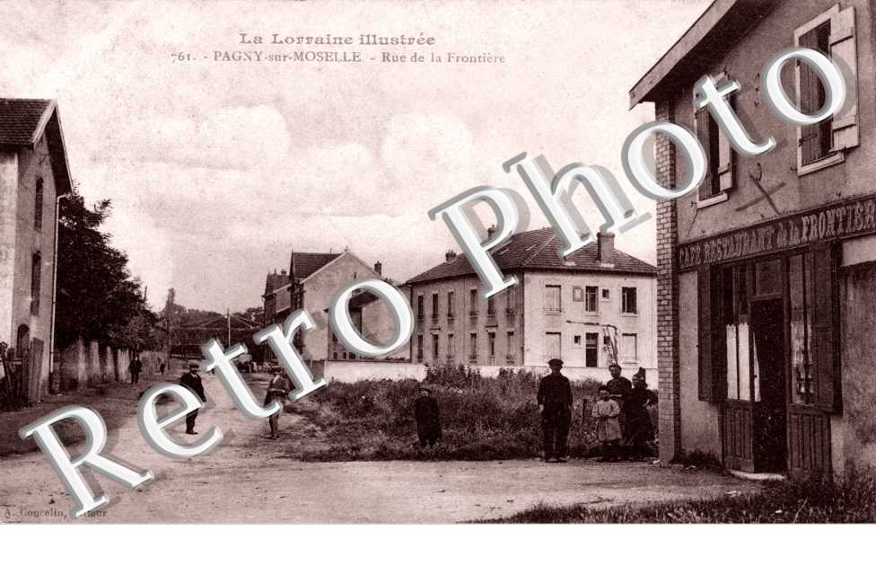 Rue de la Frontiere - feldpostkarte
