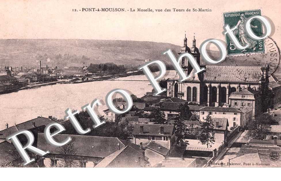 LA MOSELLE VUE DES TOURS DE ST-MARTIN