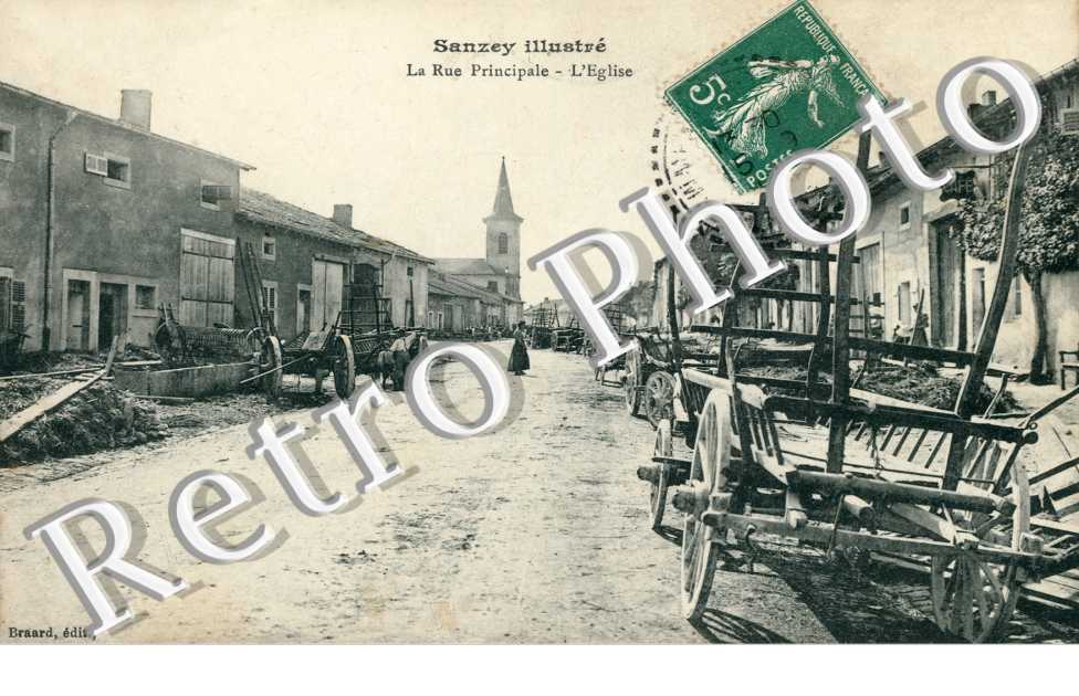 La rue Principale, l'église