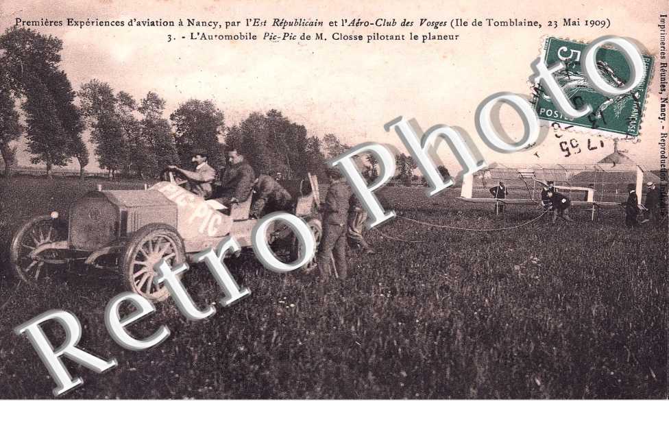 Experiences d'aviation - automobile Pic-pic de M. Closse pilotant le planeur  - AVIATION