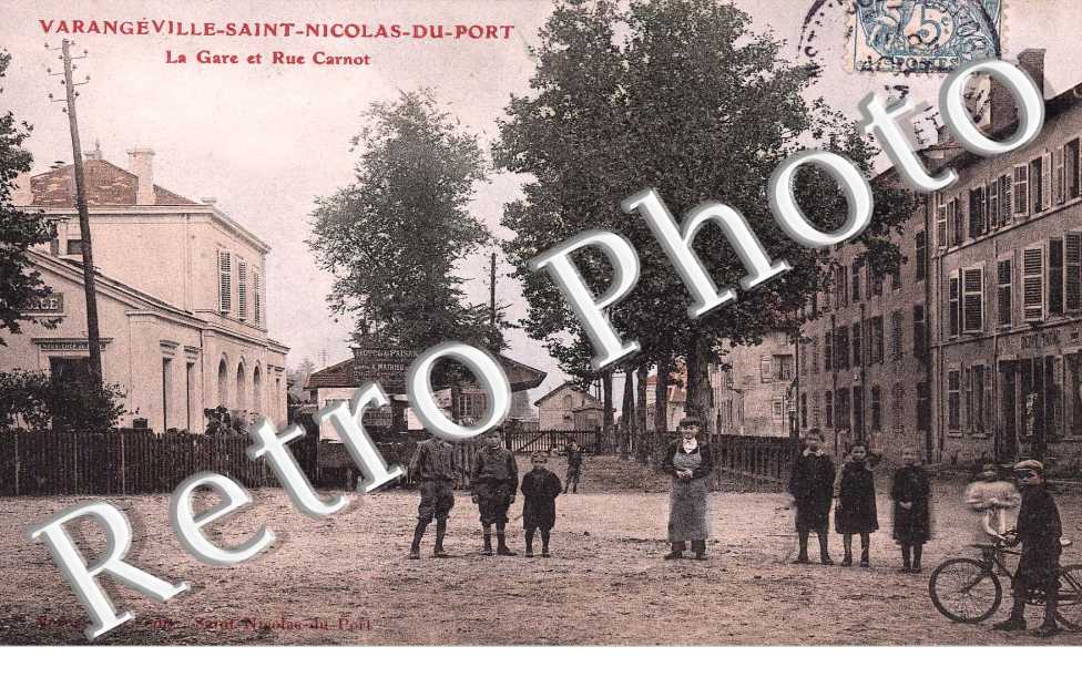 la gare et rue Carnot (couleur)
