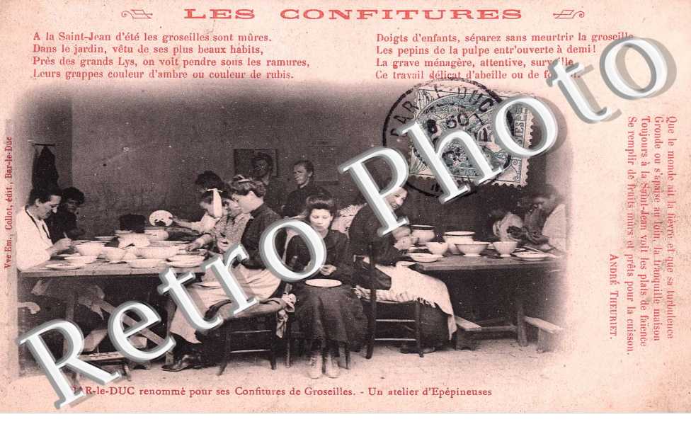 Les confitures - Un atelier d&#039;epepineuses - groseilles