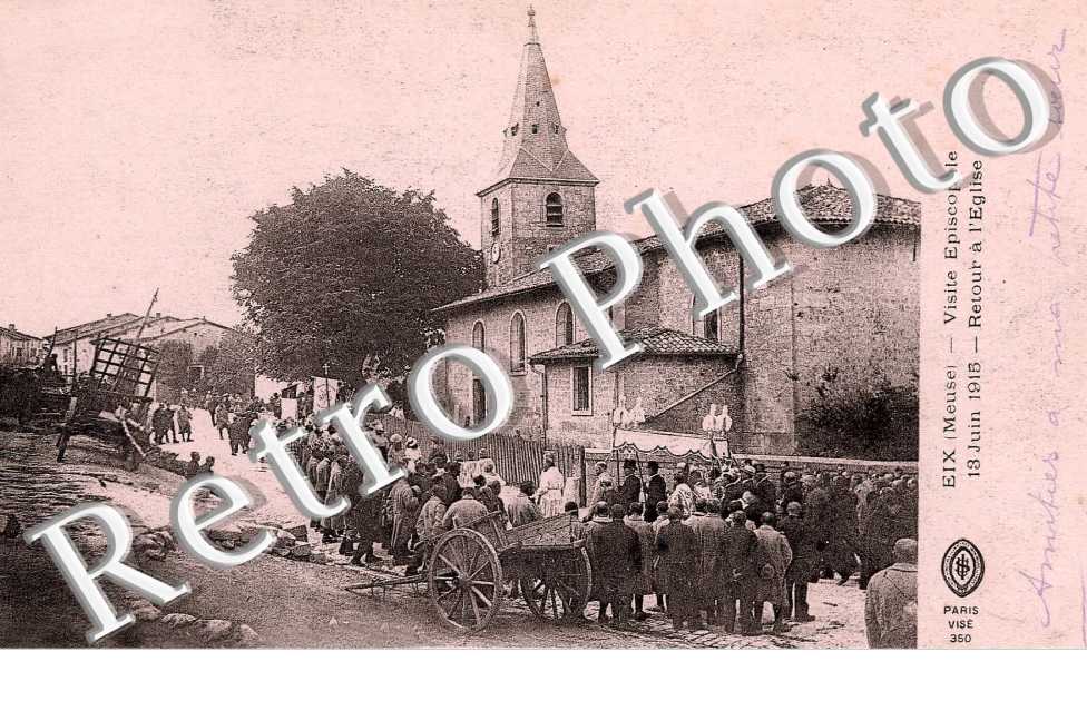 Visite episcopale - retour a l'eglise