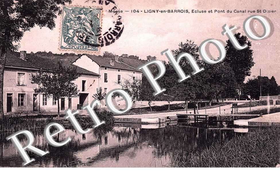 Ecluse et Pont du Canal rue Saint Dizier
