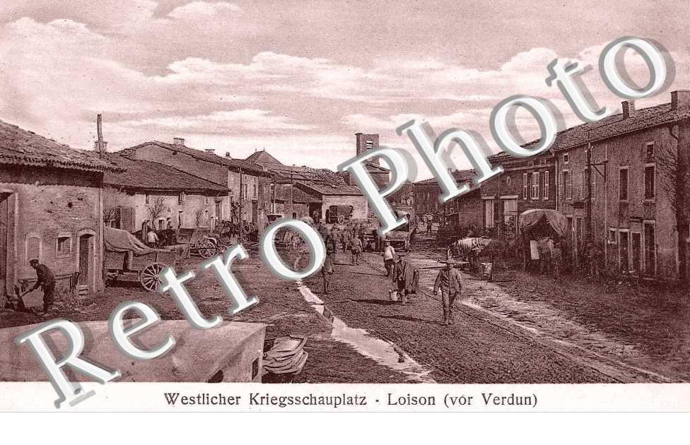 Westlicher kriegsschauplatz - feldpostkarte