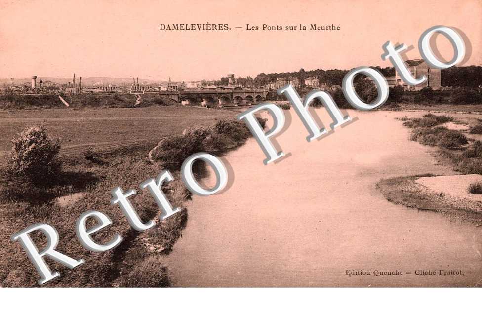 Les ponts sur la Meurthe