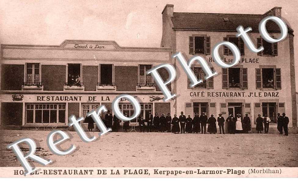 Hotel Restaurant de la Plage, Kerpape en Larmor Plage - J. Le Darz