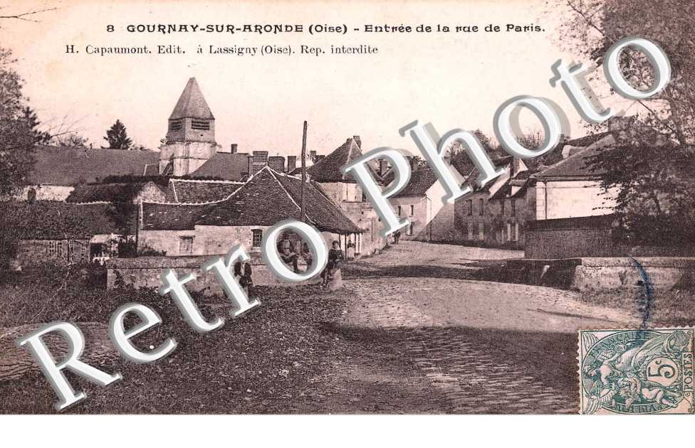 Entree de la rue de Paris