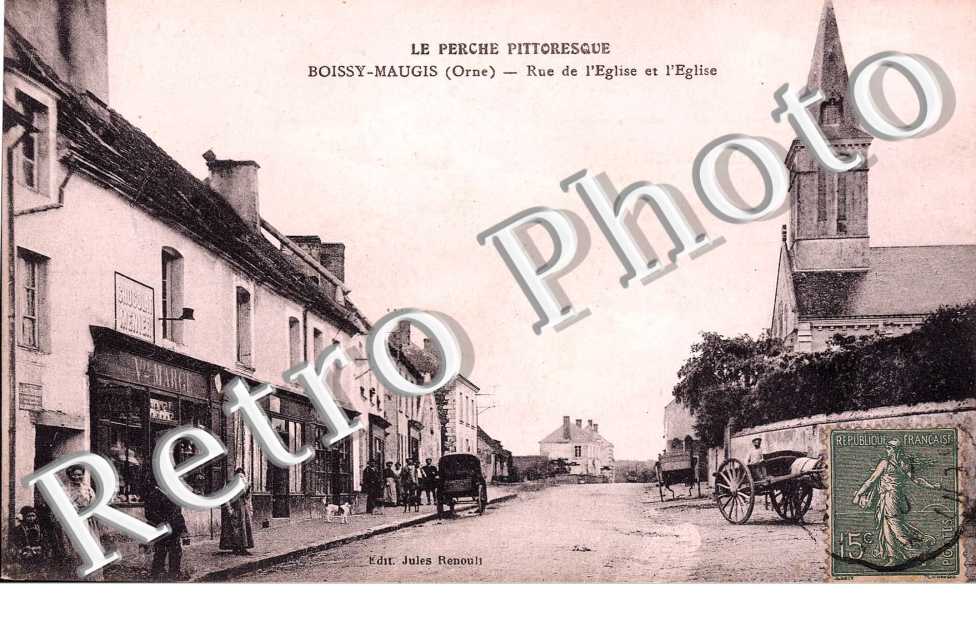 rue de l&#039;Eglise et l&#039;eglise