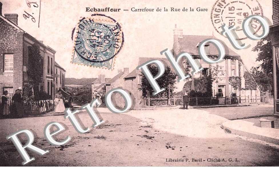carrefour de la rue de la gare