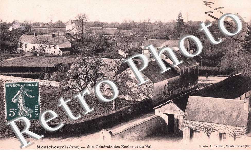 VUE GENERALE DES ECOLES ET DU VAL