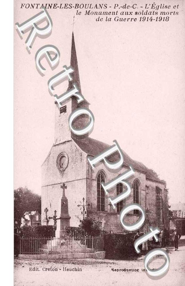 l&#039;eglise et le monument aux morts