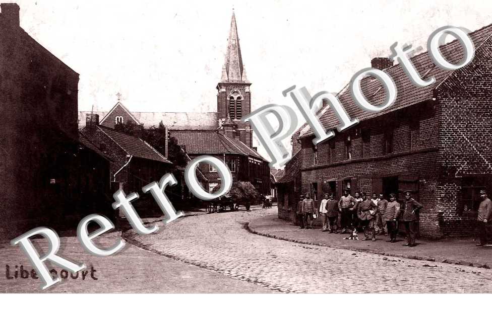  (LIBERCOURT A GAUCHE EGLISE AU CENTRE)