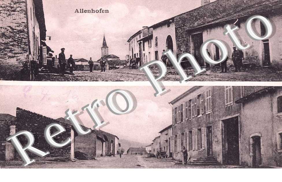 ALLENHOFEN  une rue 1916
