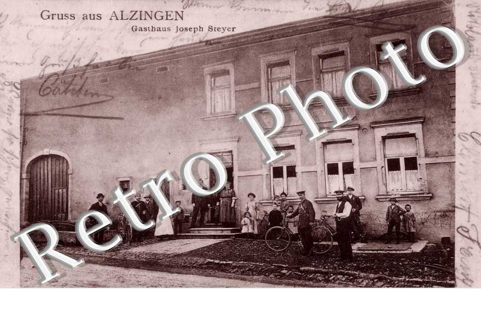 GRUSS AUS ALZINGEN Gasthaus Joseph Steyer