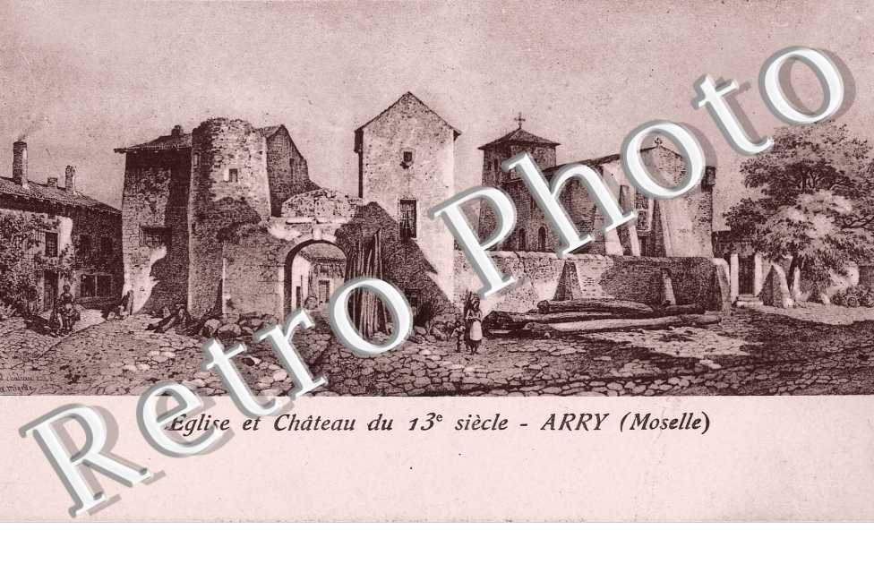 eglise et chateau du XIIIe siecle