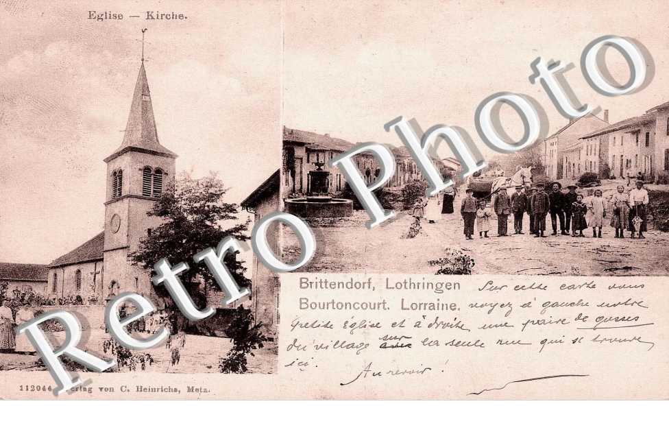 BOURTONCOURT  eglise