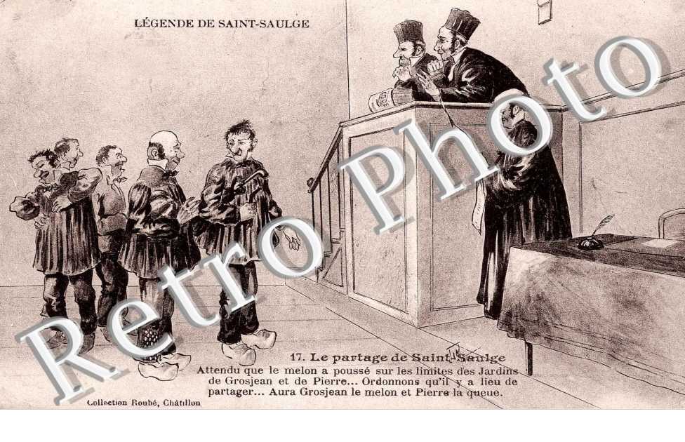 legende de t Saulge - le partage (HUMOUR)