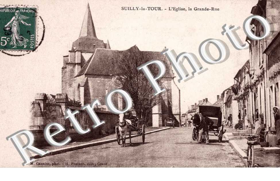 l'eglise, la grande rue