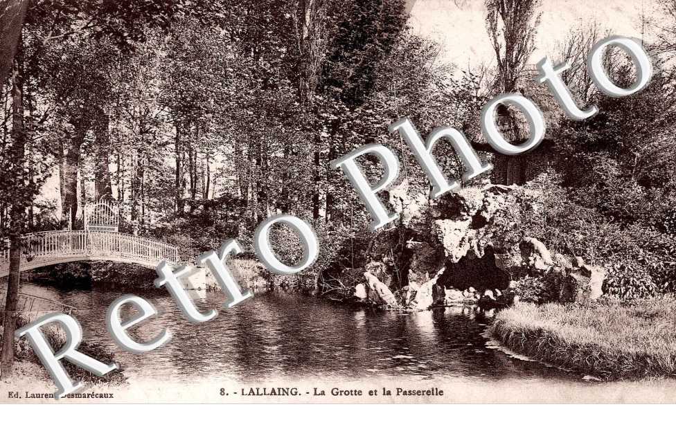 la grotte et la passerelle