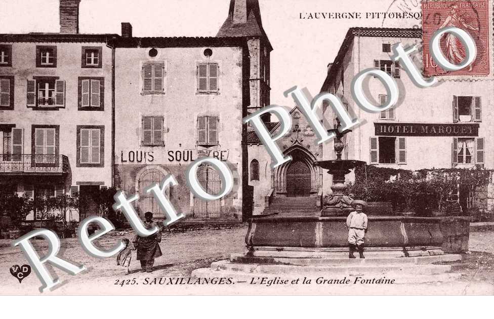 l&#039;eglise et la Grand Fontaine