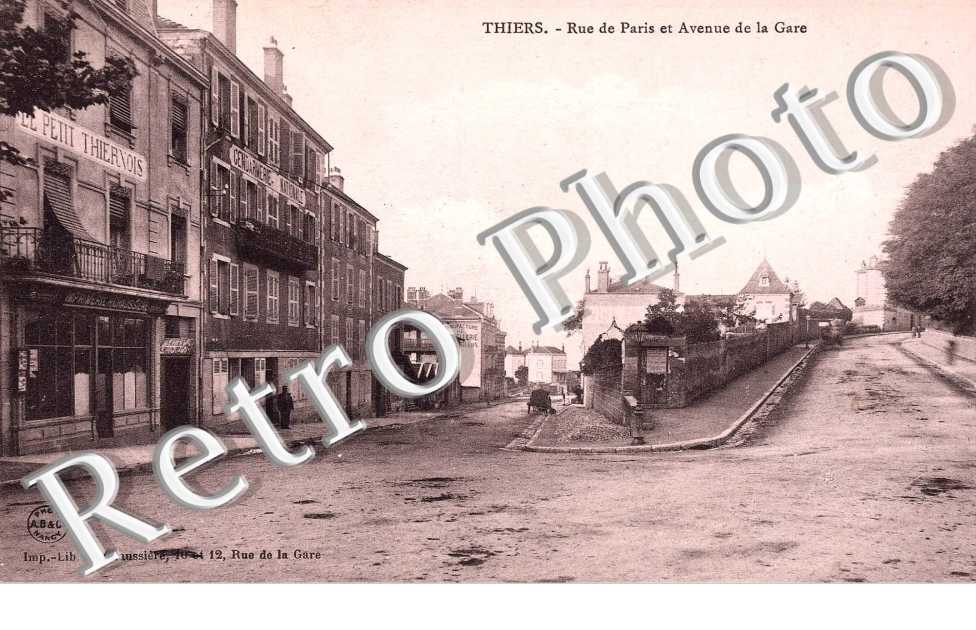 RUE DE PARIS ET AV DE LA GARE (EN BAS A GAUC