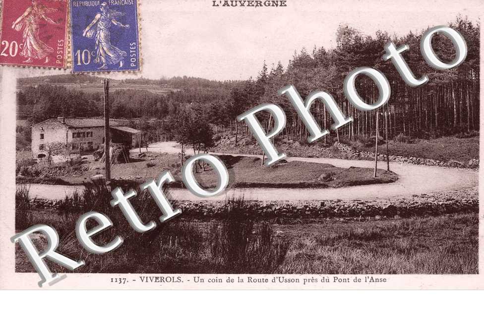 Un coin de la route d&#039;Usson pres du pont de l&#039;Anse