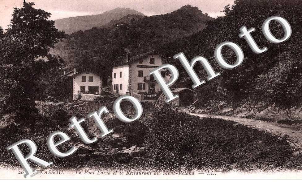 Le pont Laxia et le restaurant du Mont-Roland