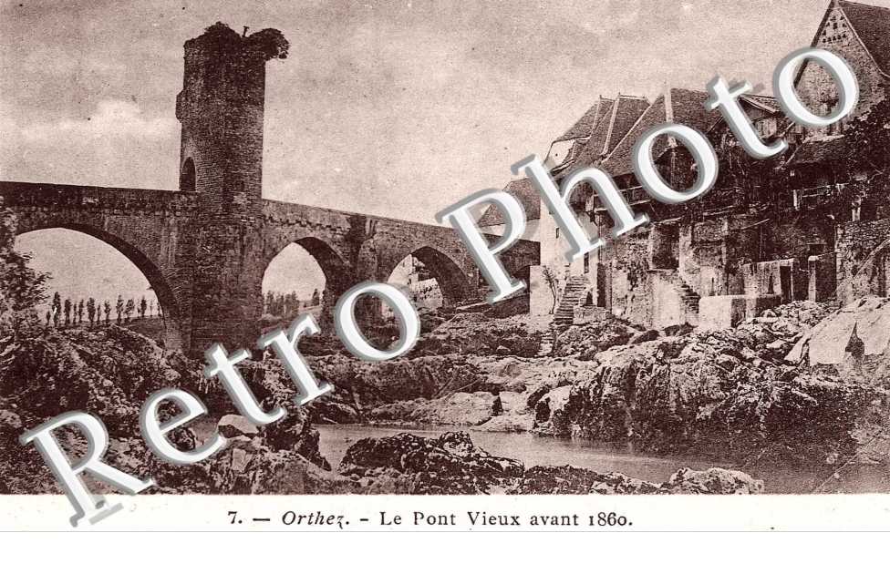 LE VIEUX PONT AVANT 1860
