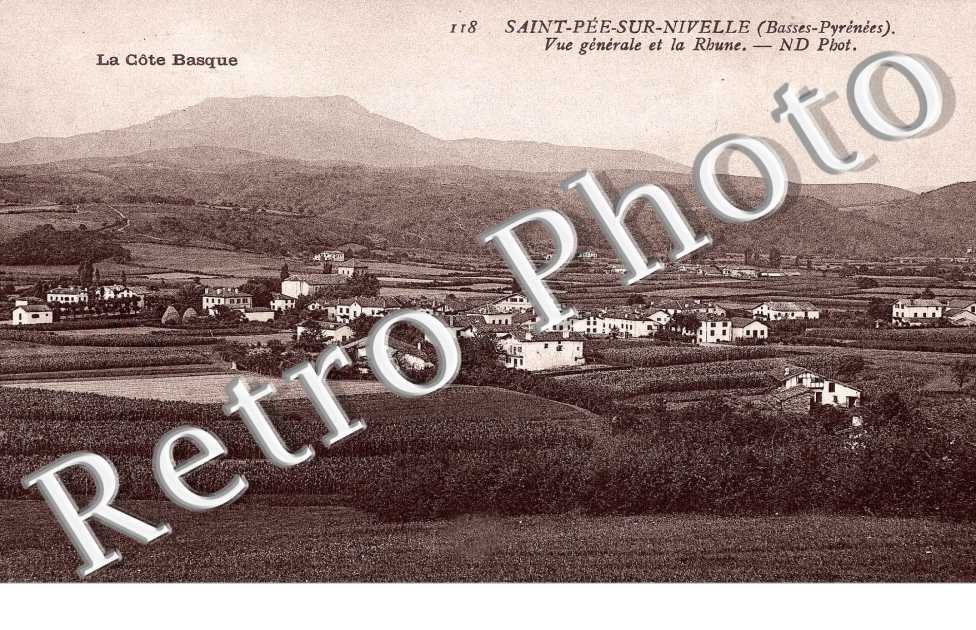 Vue generale et la Rhune