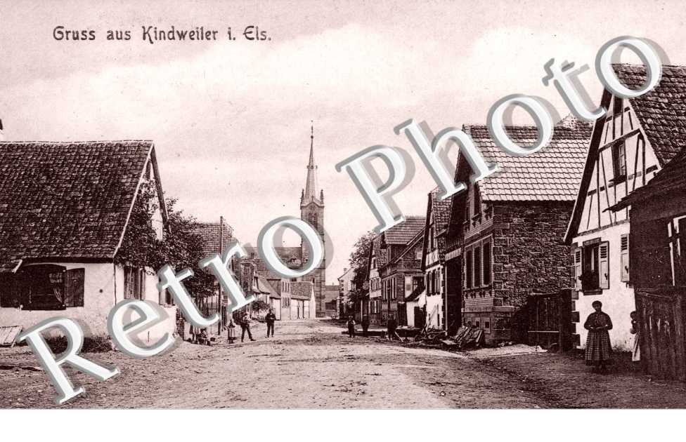 Rue principale - église