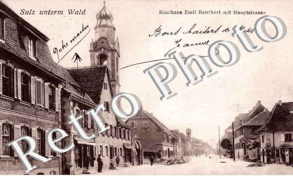kaufthaus Emil Renckert mit Hauptstrasse