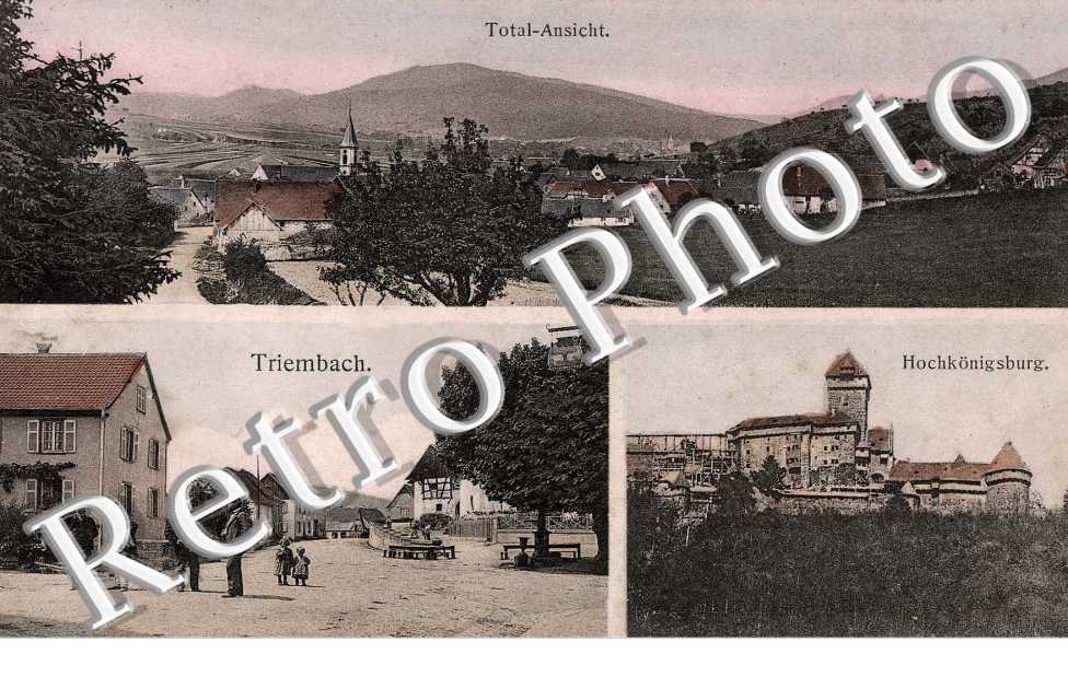 Totalansicht, Triembach, Hochkonigsburg