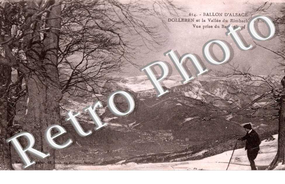 Dolleren et la vallee du Rimbach en hiver