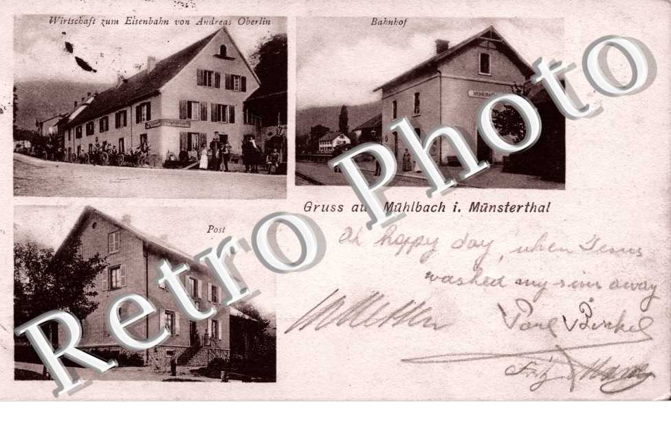 bahnhof, post, wirtschaft zum Eisenbahn von Andreas Oberlin