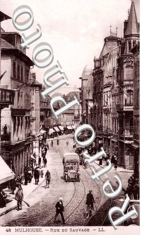 Vue de la rue du Sauvage