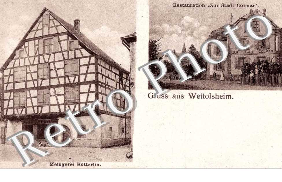Restauration Zur Stadt Colmar Metzgerei Butterlin