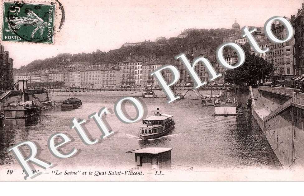 LA SAONE ET LE QUAI SAINT-VINCENT