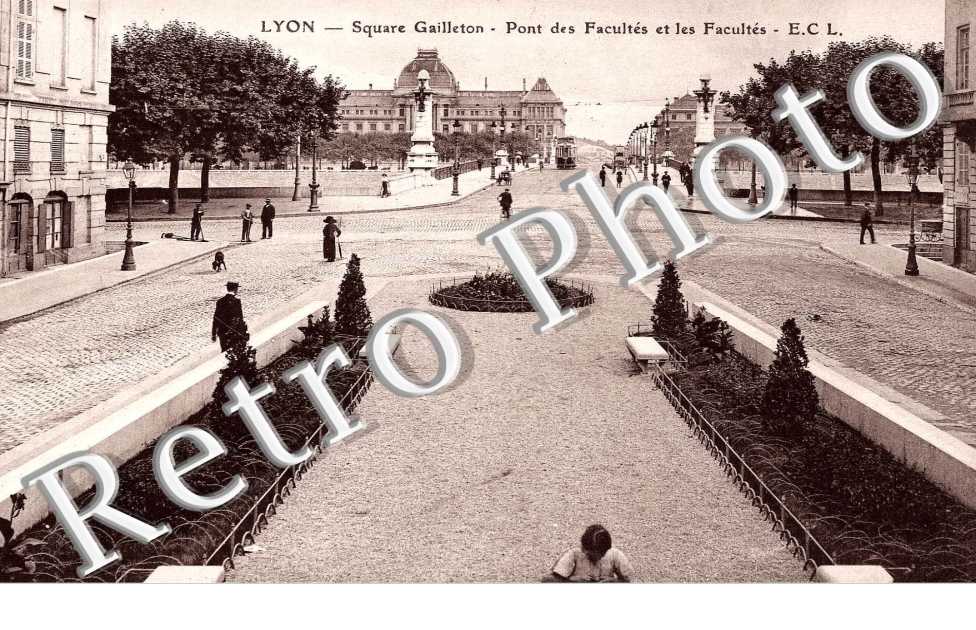 square Gailleton Pont des Facultes et les Facultes