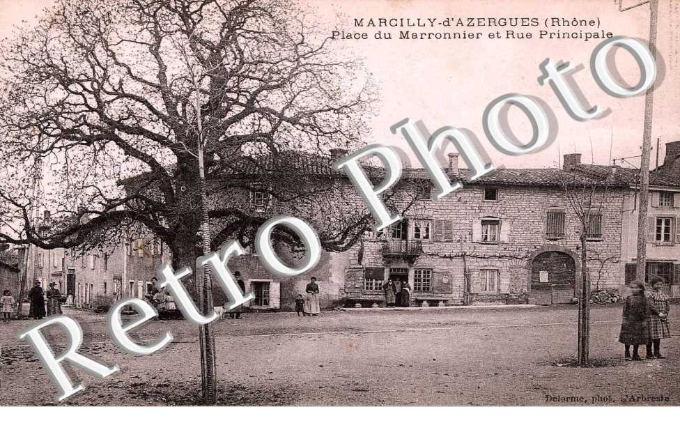PLACE DU MARRONIER ET RUE PRINCIPALE