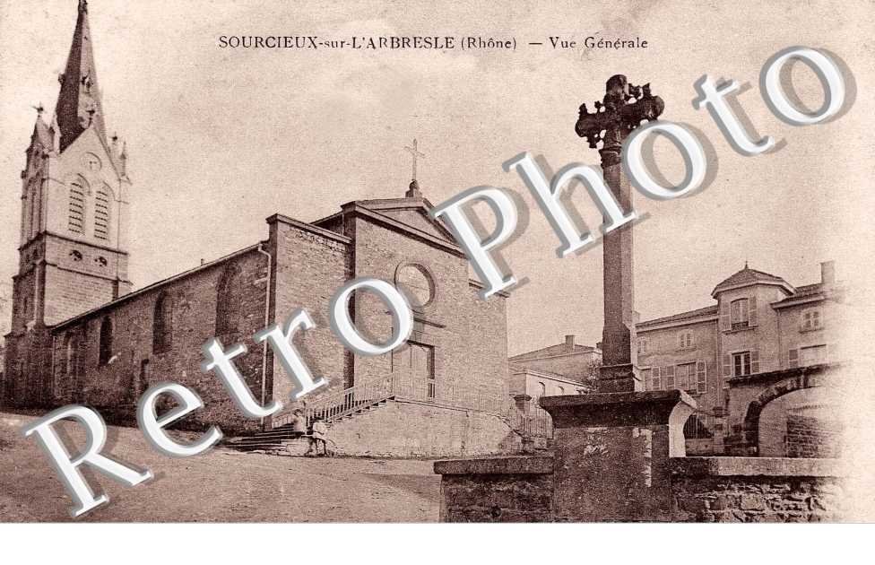 Sourcieux sur l'Arbresle. Vue générale
